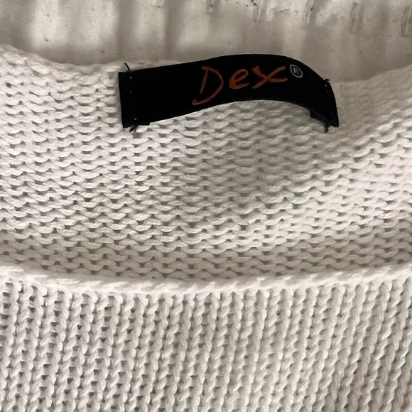 Dex Ombré Blue to White Knit Sweater - Picture 2 of 3